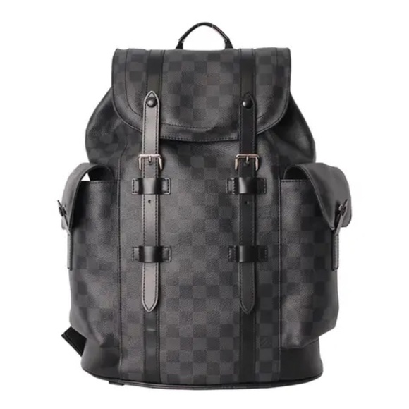 Louis Vuitton Christopher MM Backpack Damier Graphite - Never Used - Picture 1 of 14